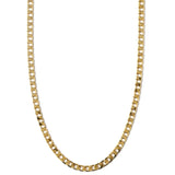 Gold-Tone Box Chain Necklace