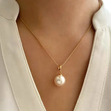 Gold-Tone Pearl Jewellery Set