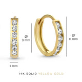 Gold-Tone Crystal Earring Set