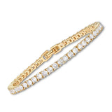 Silver-Tone Tennis Bracelet