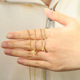 Gold-Tone Initial A Pendant Necklace