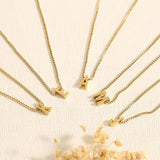 Gold-Tone Initial A Pendant Necklace