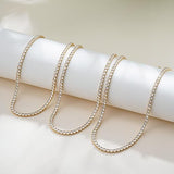 Gold-Tone Tennis Necklace