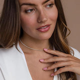Gold-Tone Tennis Necklace
