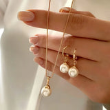 Gold-Tone Pearl Jewellery Set