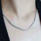 Gold-Tone Tennis Necklace
