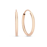 Gold-Tone Classic Hoop Earrings