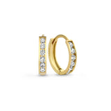 Gold-Tone Crystal Earring Set
