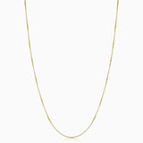 Gold-Tone Fine Box Chain Necklace