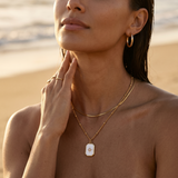 Gold-Tone North Star Pendant Necklace