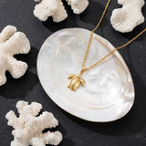 Gold Turtle Necklace